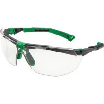 Schutzbrille 5X1030000 en 166, en 170 ft kn Bügel dunkelgrau/grün, Scheibe klar Polycarbonat