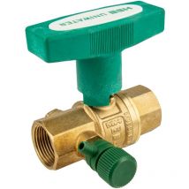 Hermann Schmidt - Uniwater Dvgw Kugelhahn 2 Zoll Ig (dn 50) Mit Entleerung Mit Iso-t-griff, Typ 1469