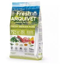 Arquivet - Porc et poisson ibérique frais - nourriture semi-humide pour chien - 2,5kg
