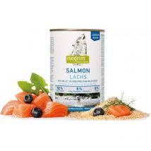 UNKNOWN ISEGRIM Boîte pour Chien Junior Saumon + Millet, Baies et Herbes Sauvages, 400 g, Chien (4250231540400)
