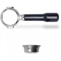 Unknown Lelit PLA580W Lelit 58 Bottomless Filterholder, Argent/Noir (PLA580S)