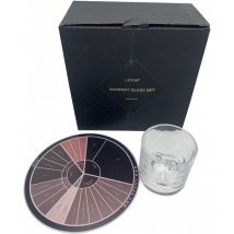 UNKNOWN LIITON The Peaks Mountains Crystal Bourbon Verres à Whisky Lot de 4, Verre à Cocktail à l'ancienne Congelable, Cadeaux pour Hommes, Scotch,