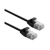 Roline - unknown Câble Patch utp DataCenter Cat.6A (Class ea), lsoh, Slim, Noir, 1,5 m (21.15.3954)