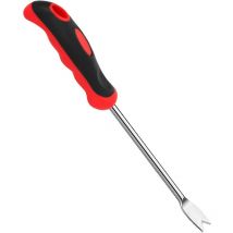 Coocheer - Unkrautstecher mit ergonomischem Edelstahlgriff, Hand-Unkrautstecher für Garten, Rasen, Bauernhof, Gartenarbeit, Geschenk, 33 cm