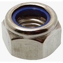 Unlösbare Mutter Nylonring Inox A2 din 985 ø 8 mm (Los von 3 Stück)