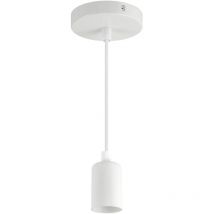 Deckenhängelampe UNO E27 CLG – weiß – Stahlblech – max. 40 W – 1000 mm – 98 mm – 98 mm