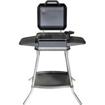 Jimmy table Barbecue sur pied avec protection anti-vent, protection contre la surchauffe, voyant lumineux, réglag - Unold