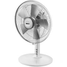 Tischventilator 86810, Silverline, 25 w, weiß/silber - Unold