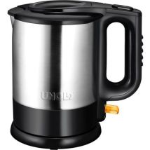 Unold – 18015 – Wasserkocher Edelstahl 1,5 l – 1850-2200 Watt – Antirutschgriff – Trockengehschutz – Kalkfilter