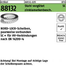 Unterlegscheibe r 88132 geklebt nl 36 sc Stahl vergütet zinklamellenbeschichtet