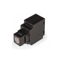 Unterputz-Proximity-Lesegerät für keystone RJ45. 4 LEDs. Summer. 1 Anschluss. Schwarzer Thermoplastbehälter.