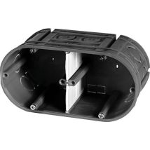 Unterputzgerätedose 2-fach, 2x Ø 60 Mm - Tiefe 63 Mm