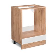 Herdumbauschrank R-Line, Weiß Hochglanz, 60 cm ohne Arbeitsplatte Vicco