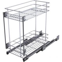 Sige - Unterschrankauszug 004G kb 400 mm Stahl chrom