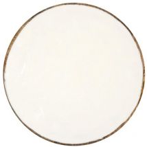 8 Unterteller 35 Cm Mango Weiß - Hygge - Home Deco Factory - Cmp