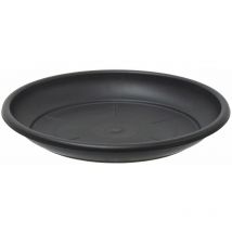 Teraplast - Untersetzer aura rund Ash anthrazit 22 cm - Kunststoff