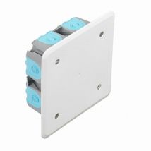 Debflex - UP-Abzweigdose Multimaterial Luftstop 100x100x Tiefe 40 mm Grau/blau - 718866