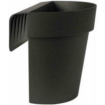 Balkon-hängetopf Up, Anthrazit Ø 25 Cm,mit Wasserreservoir