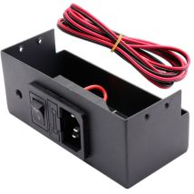Upgrade for Ender3 CR10 3DPrinter Power Shell 220V/110V 12V/24V 360W Supply Switch Male Socket with Fuse