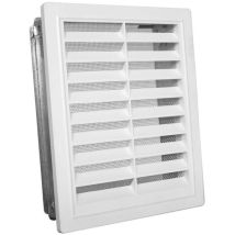 Griglia Di Ventilazione Artificiale, 10 X 28 M, Telaio E Piastrella, Bianco, 1 Pezzo, 50164 - Upmann