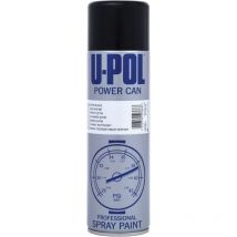 Upol - Power can Aérosol noir satin 500ml - pcsb/al - Ce produit de marque upol est neuf.
