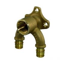 Uponor Pe xa q&e u plaque murale 20x1/2 bix20 laiton