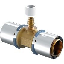 Uponor - q&e T-Stück Übergang S-Press 40-14-40