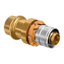 Uponor - S-Press plus Kupplung 1090680 25 x 22 mm, Edelstahl/ cu v