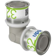 Coude pour tube multicouche S-Press plus 90° à sertir ppsu 32-32 Uponor