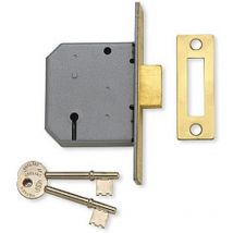 Union - Y2177-SC-3.00 2177 3 Lever Mortice Deadlock Satin Chrome 77.5mm 3in Visi UNNY2177SC30