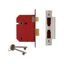 Decosol - union Y2201-PL-2.50 2201 5 Lever Mortice Sashlock Brass Finish 65mm 2.5in Visi UNNY2201PL25