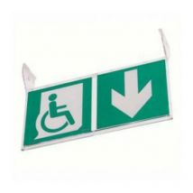 URA - 168202 one - Pictogram holder on the edge for baes and lsc one all LEDs