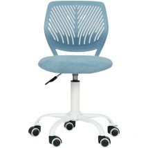URBAN MEUBLE Adjustable Height Ergonomic Swivel Mesh Desk Chair-CURIO BLUE