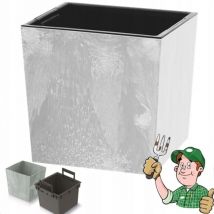 URBI DURS300LE Niedriger quadratischer Blumentopf Beton