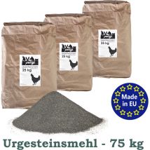 Urgesteinsmehl Geflügeleinstreu Staubbad Sandbad Steinmehl Zeolith für Hühner Wachteln Sandbaden Diabas Auswahl Hühnerstall Badesand Pulver Petigi