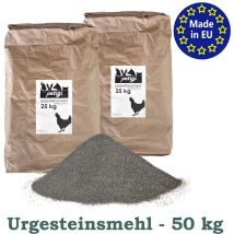 Urgesteinsmehl Geflügeleinstreu Staubbad Sandbad Steinmehl Zeolith für Hühner Wachteln Sandbaden Diabas Auswahl Hühnerstall Badesand Pulver Petigi
