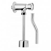 Urinal Flush Valve Auto Self Cutting Push Button Type 1/2" Chrome