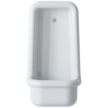 Urinoir mural céramique rétro – True Colors Lite – Dimensions L35,5 x P34,5 x H66 cm – 25 ans de garantie