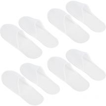 Urinoir,Pantoufles jetables blanches, 50 paires, pantoufles d'hôtel antidérapantes, pantoufles de voyage pour Center de Spa, pour chambre d'amis en