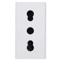 Urmet 1 módulo 2p+e 16a p11/p17 toma de corriente bidireccional blanco - 12100/303-9