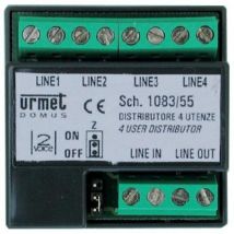 1083/55 Video diverter 4 outputs 2VOICE - Urmet