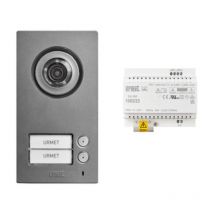 Bifamily video entry kit tastenfeld+netzteil+verteiler - 1784/802 - Urmet
