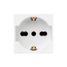 P40 prise universelle 2 modules 2p+e 16a blanc - 12100/310-9 - Urmet