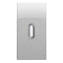 Urmet Simon Nea copritasto con diffusore trasparente 1 modulo 10362AL