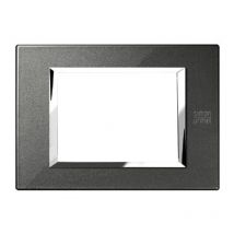 Urmet Simon Nea placa 3 módulos negro grafito 13903.NG