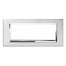 Urmet Simon Nea placa 6 módulos plata mercurio 13906.AM