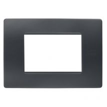 Urmet Simon Nea Flexa plaque 3 modules gris anthracite 11803.