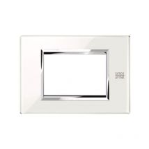 Urmet Simon Nea plaque 3 modules blanc neige 13003.BN