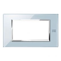 Urmet Simon Nea plaque 4 modules bleu ciel 13004.