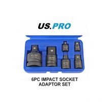 Us Pro - Tools 6pc Impact Socket Adaptor Set, Reducer for Sockets, Wrench 3511